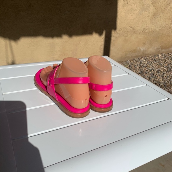 New Cole Hann Grandseries hot pink leather sandals size 6B - Picture 5 of 16